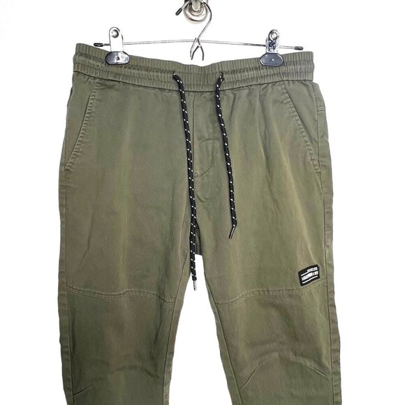 Men's XIOS Army Green Joggers M - Picture 3 of 8
